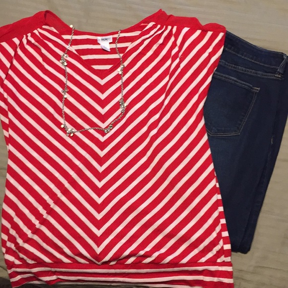 Motherhood Maternity Tops - Motherhood Maternity chevron tee.